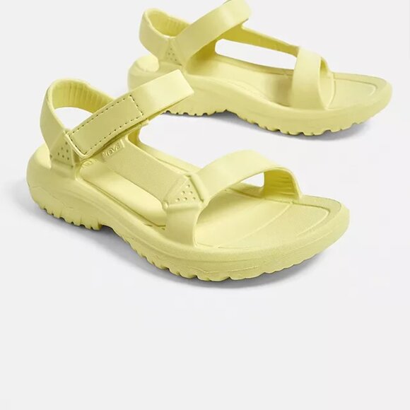 Teva Hurricane Drift Water Sport Sandals Lightweight Hook/Loop Yellow - Picture 5 of 10